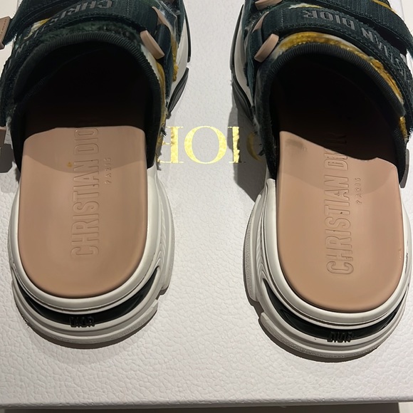 Christian Dior D-Wander color Camouflage Tie Cypress Green size: 38 - Picture 6 of 10